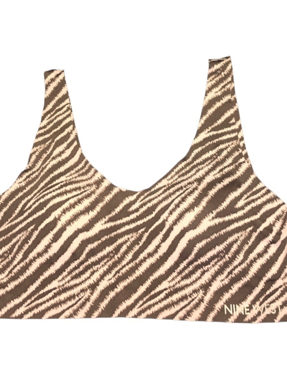 Nine West Intimates Animal Print Bralette Size Large